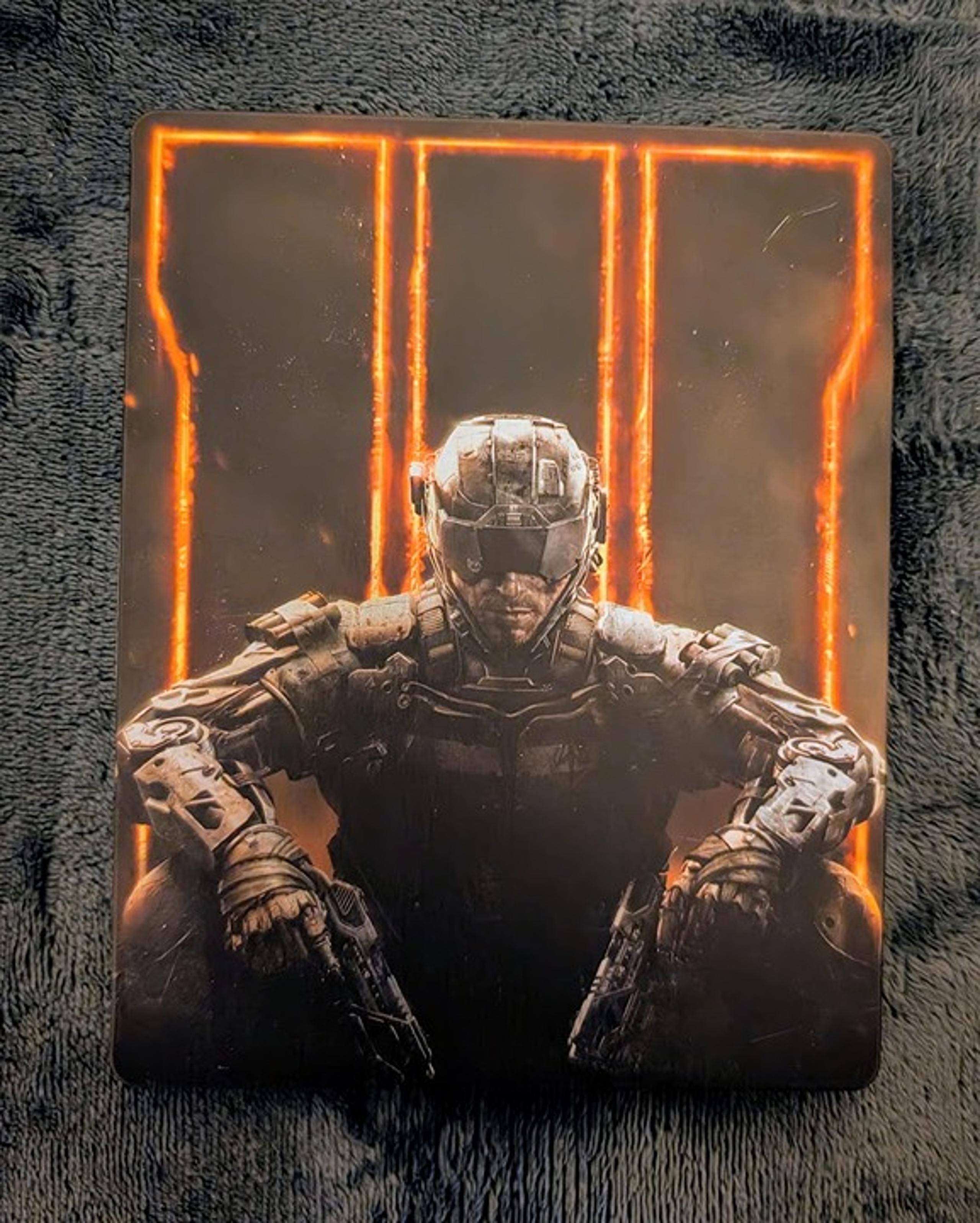 Call Of Duty: Black Ops 3 III Xbox PlayStation 4 5 steelbook 2015
