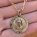 Virgem de Gadalupe Paper Clip Chain 18 Youth Necklace 14K GF Cadena Oro Jóvenes