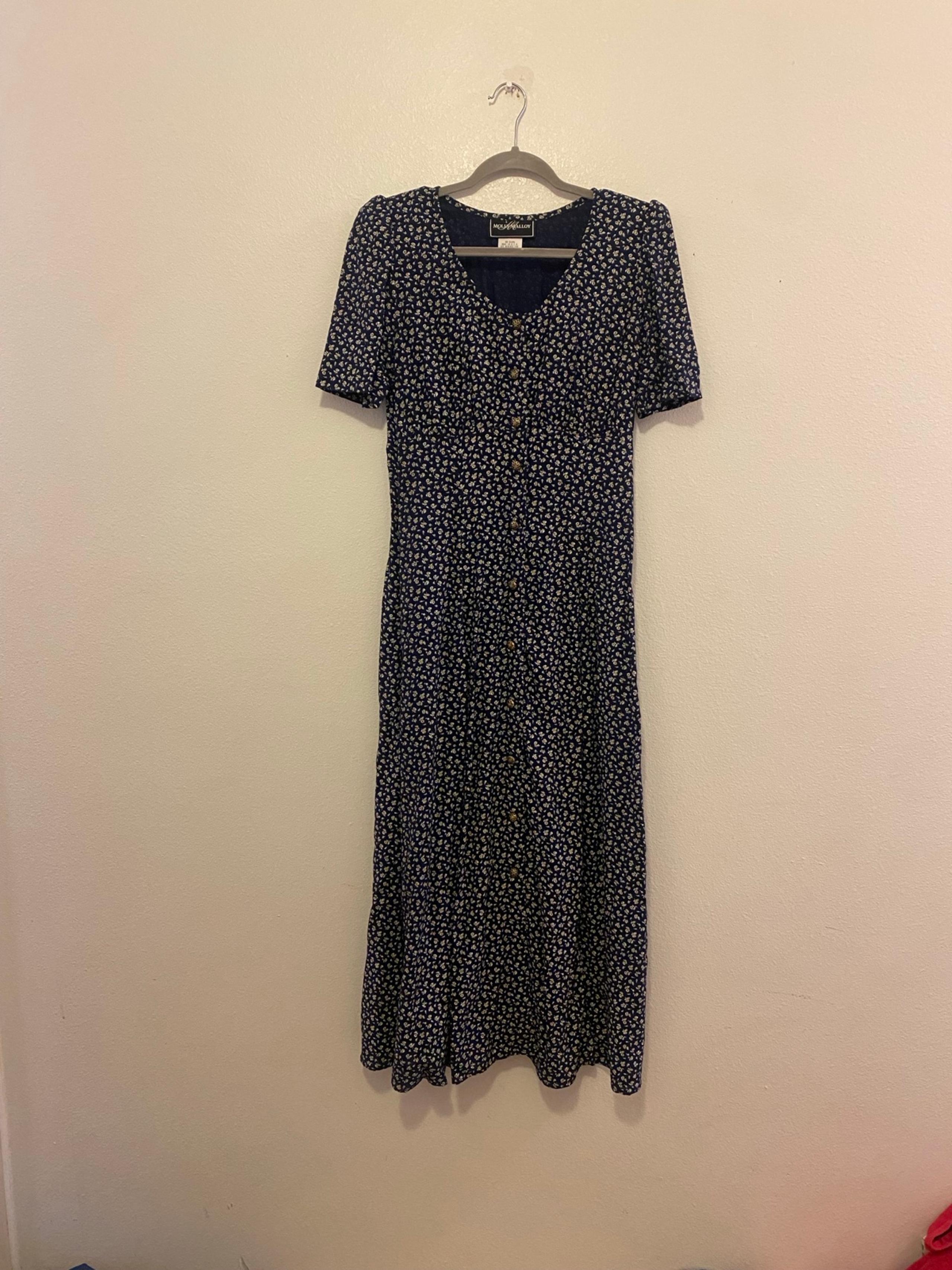Molly Malloy vintage navy dress