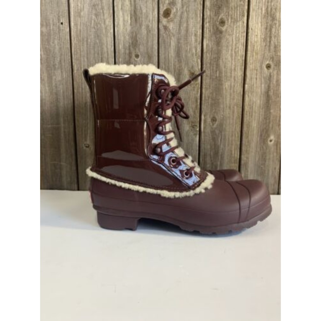 Hunter shearling deals lined boots
