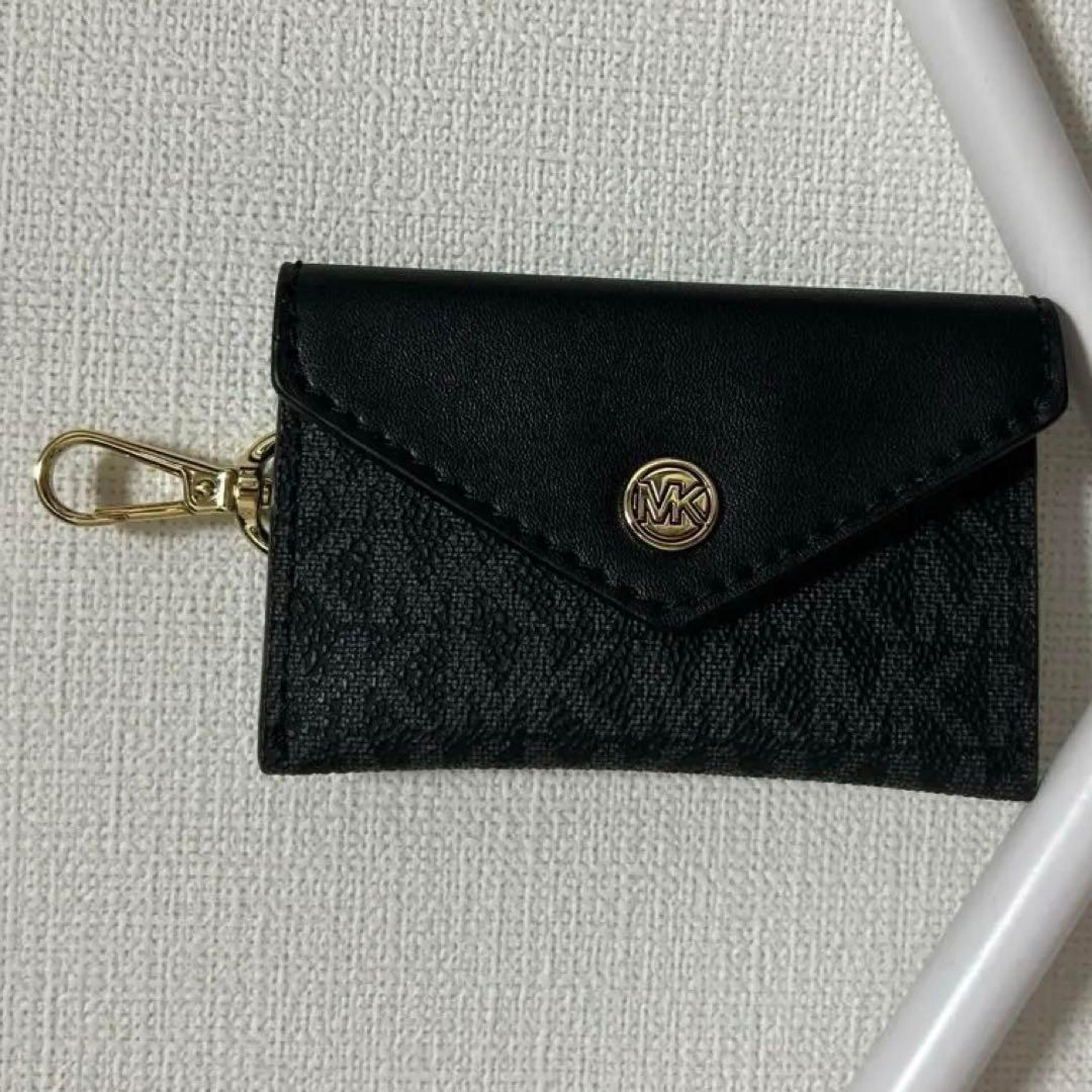MICHAEL KORS Card Holder Pass Case Black