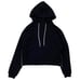 John Elliott Women's Villain Cropped French Terry Side Zip Hoodie Sweatshirt