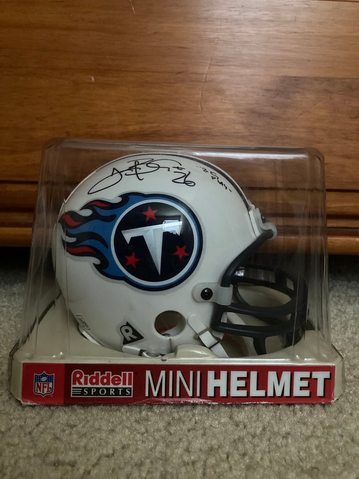 Tennessee Titans Signed Mini Helmet