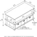 Turn-N-Tube Coffee Table, 31.22D x 15.5W x 15.8H (Free Shipping)
