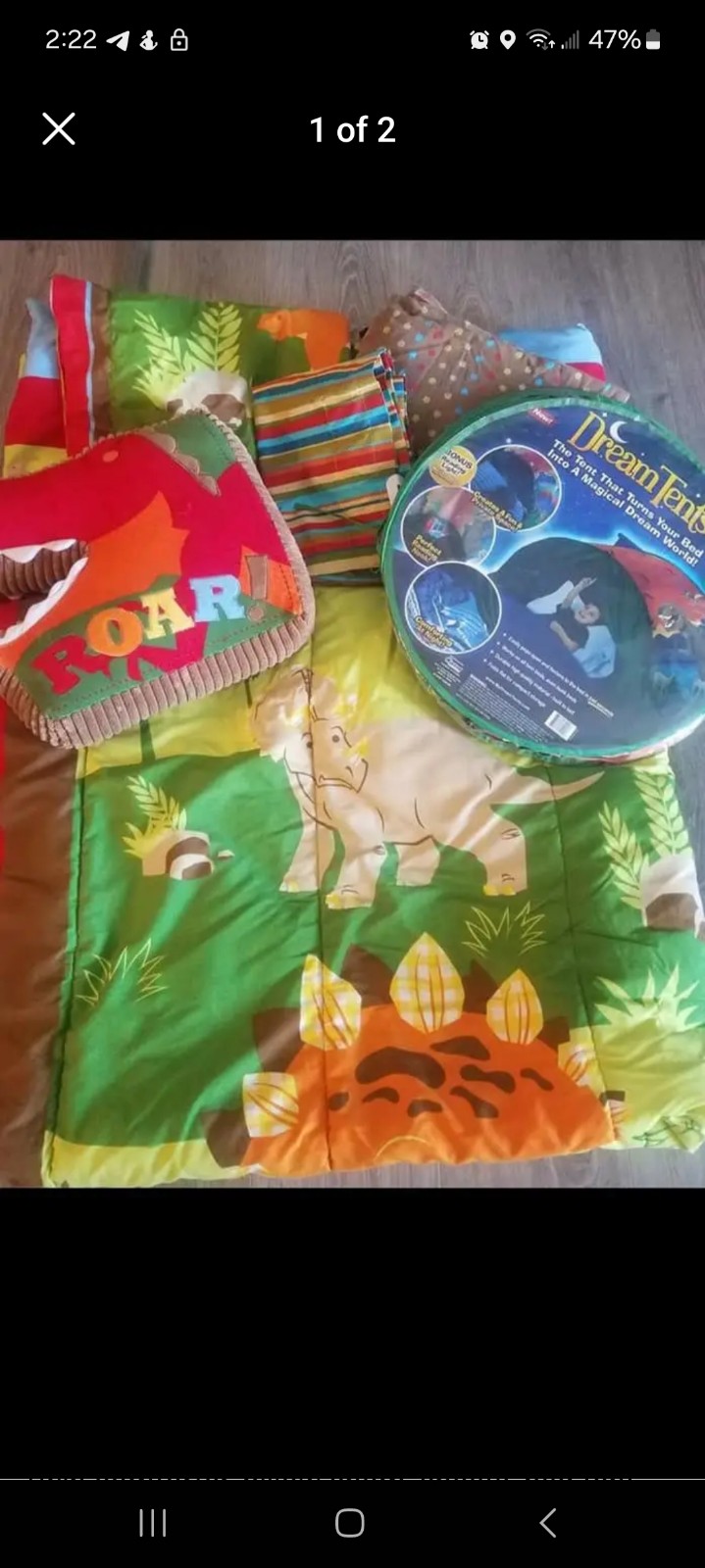 Dinosaur Bedding Lot
