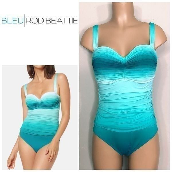 New. Bleu Rod Beattie ombre swimsuit. Normally 129. Size 14