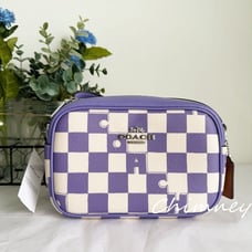 NWT Coach Mini Jamie Camera Bag With Checkerboard Print