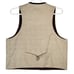King Ranch Mens Tweed Western Cowboy Civil War Style Vest with Wood Buttons | L