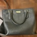 Kate spade purse bag black short handles and longer strap