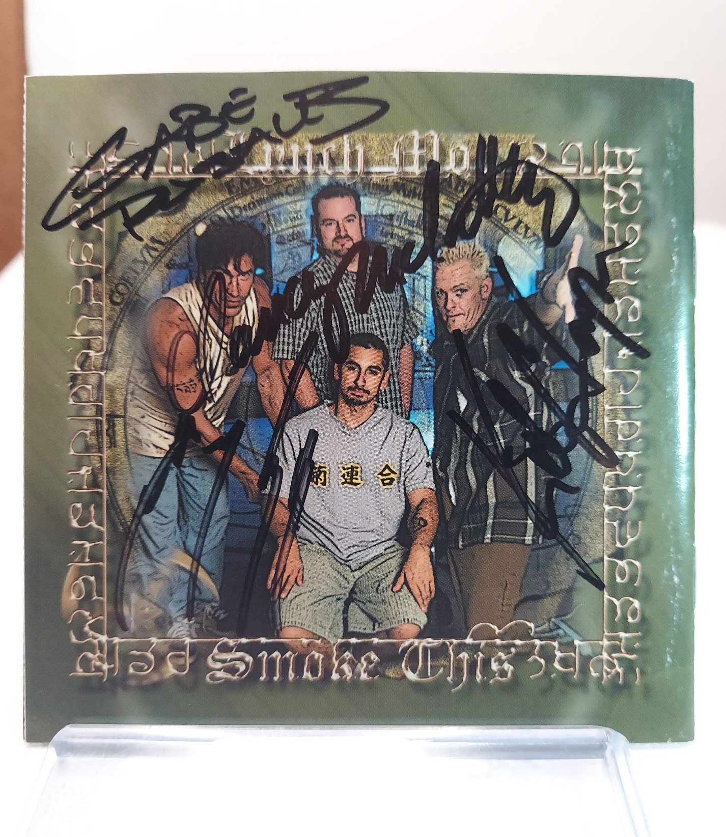 Lynch Mob autographed cd sleeve