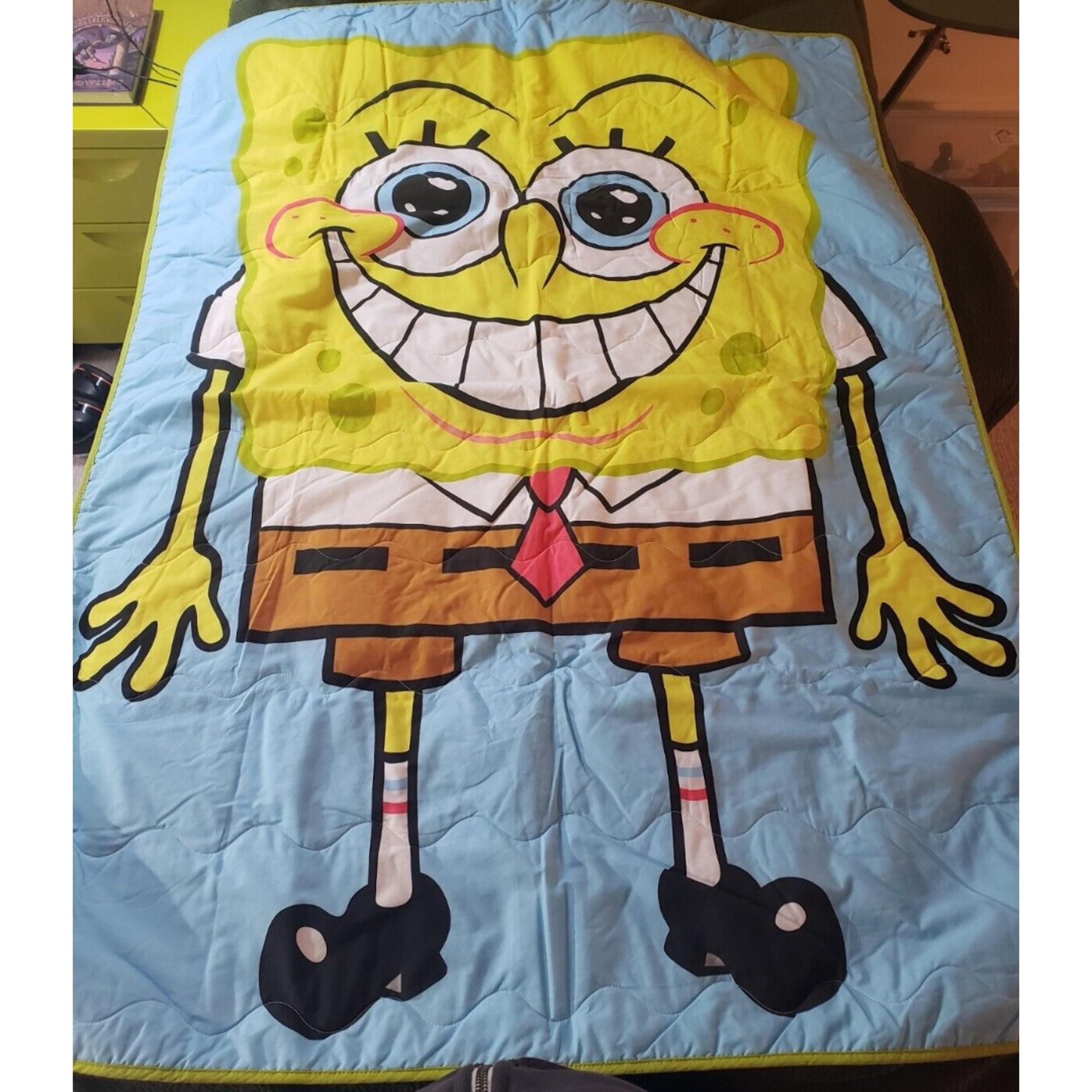 Nickelodeon SpongeBob SquarePants Quilted Bedspread Crib Baby Blanket Comforter