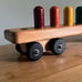 Vintage Holgate Auto Peg Truck Wooden Toy Truck with Trailer