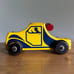 Vintage Holgate Auto Peg Truck Wooden Toy Truck with Trailer