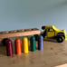 Vintage Holgate Auto Peg Truck Wooden Toy Truck with Trailer