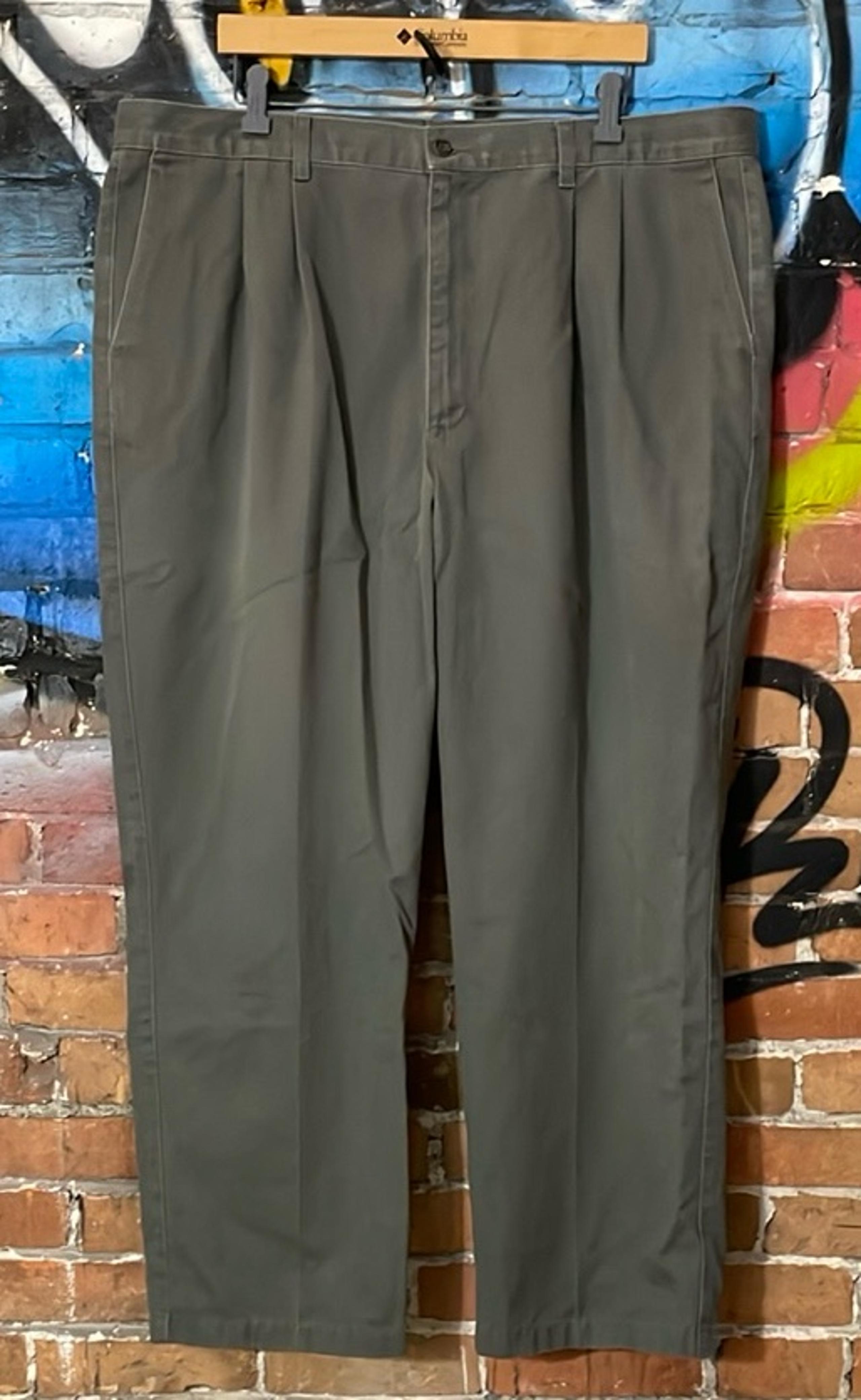 DOCKERS-men’s xanadu cotton pleated relaxed straight leg chino/khaki pants
