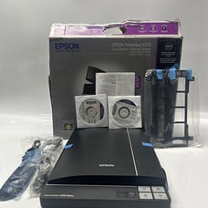 Epson Perfection V370 Document Photo Scanner Power Cord USB Cable W/ Box Pro
