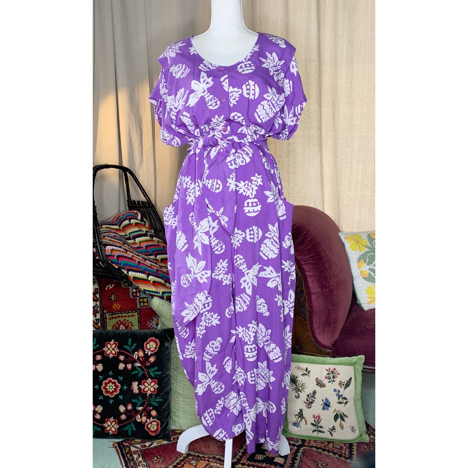 80s Tropical Jumpsuit