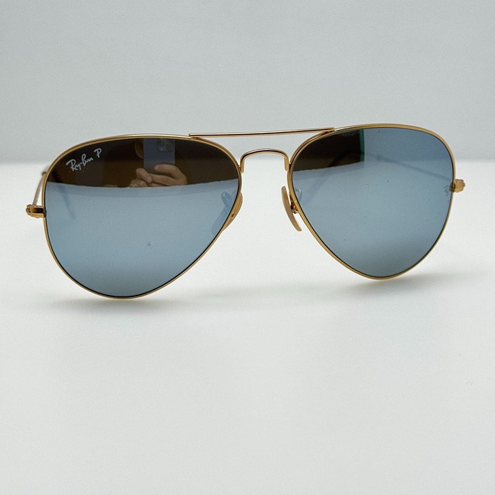 Ray Ban Sunglasses RB 3025 112/W3 Polarized Aviator Large Metal 58-14