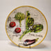 Williams Sonoma 2009 Marche Artichoke 13 Pasta Serving Bowl Gold Rim Portugal