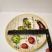 Williams Sonoma 2009 Marche Artichoke 13 Pasta Serving Bowl Gold Rim Portugal