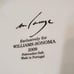 Williams Sonoma 2009 Marche Artichoke 13 Pasta Serving Bowl Gold Rim Portugal