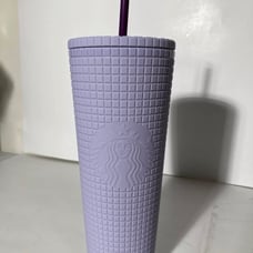 studded tumbler lavender purple matte