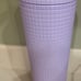 studded tumbler lavender purple matte
