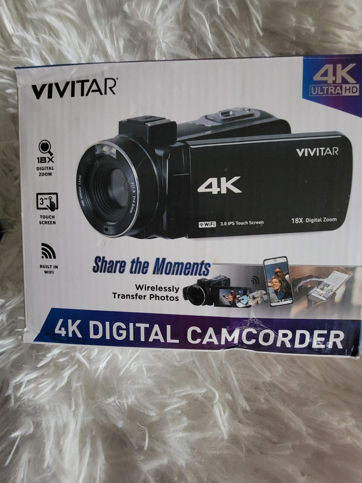 Vivitar 4k Ultra HD WiFi Digital Camcorder