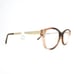 Bebe Eyeglasses Frames BB5168 200 TOPAZ GRADIENT Brown Gold Crystals 53-17-140