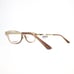 Bebe Eyeglasses Frames BB5168 200 TOPAZ GRADIENT Brown Gold Crystals 53-17-140