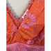 Poupette St. Barth Bessie Sleeveless Mini Dress Pink Daisy Viscose Satin Size M