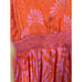 Poupette St. Barth Bessie Sleeveless Mini Dress Pink Daisy Viscose Satin Size M