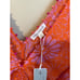 Poupette St. Barth Bessie Sleeveless Mini Dress Pink Daisy Viscose Satin Size M