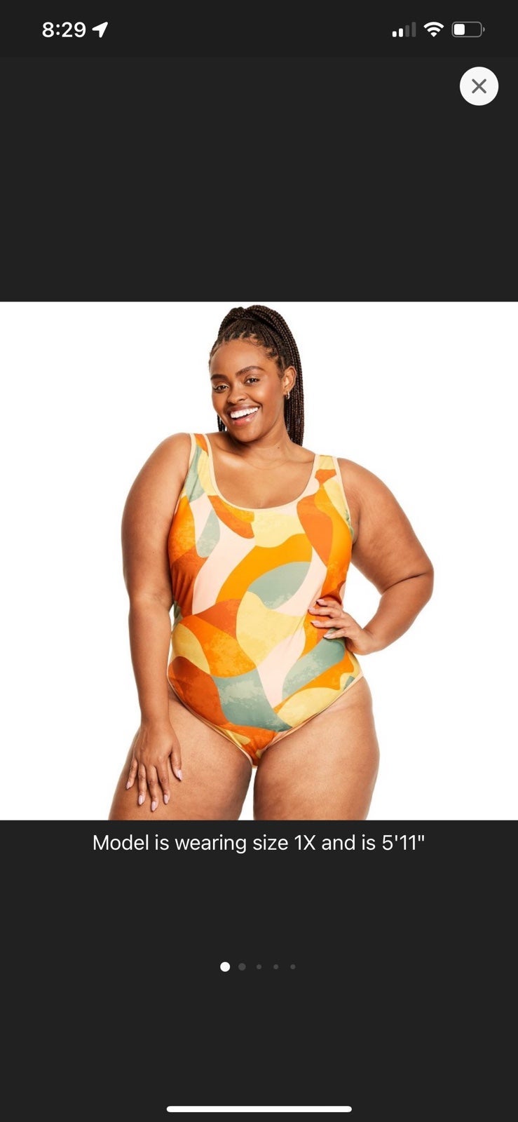 FeNoel x Target Mixed Print One Piece Swimsuit