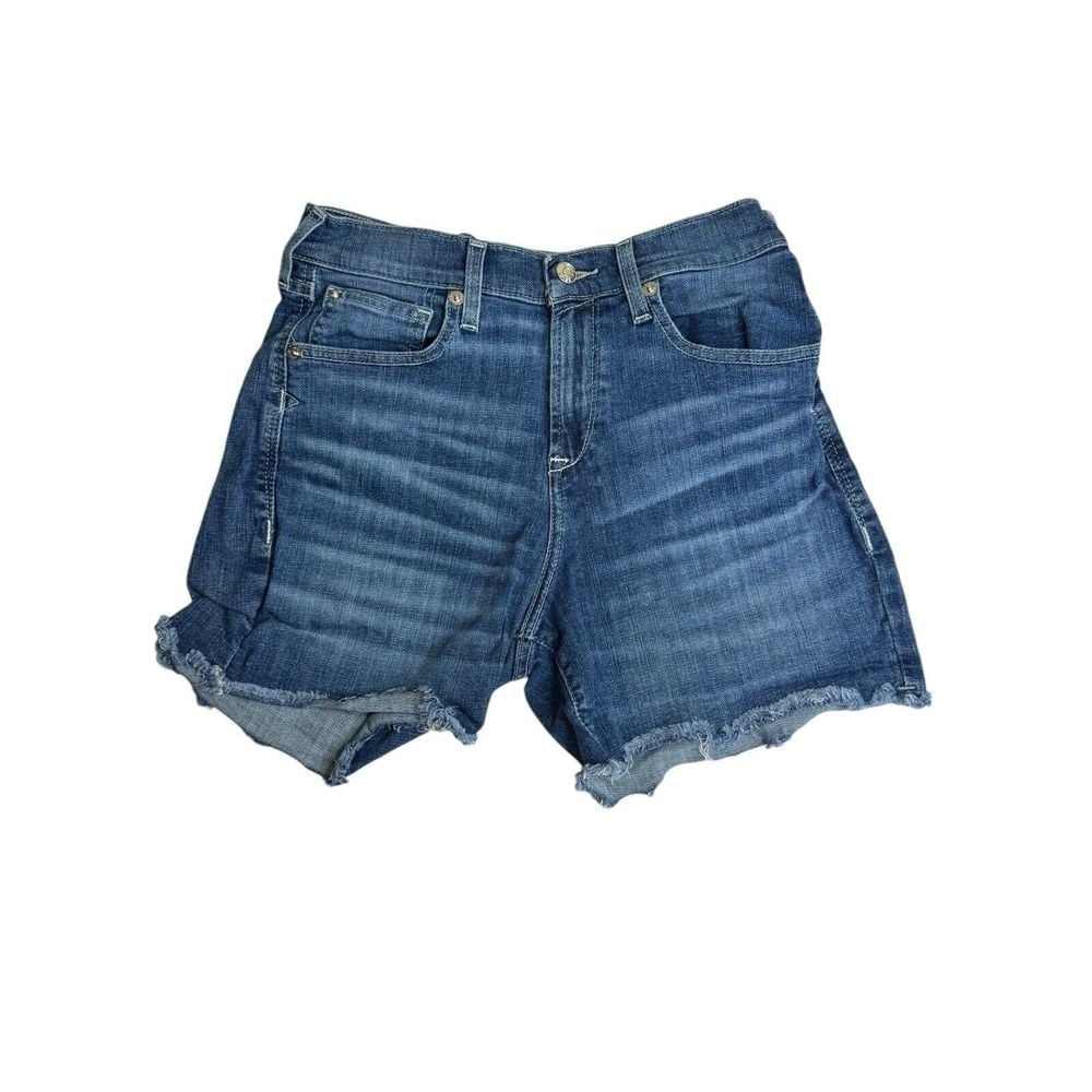 Ariat Denim Womens 28R Blue High Rise Boyfriend Jean Short
