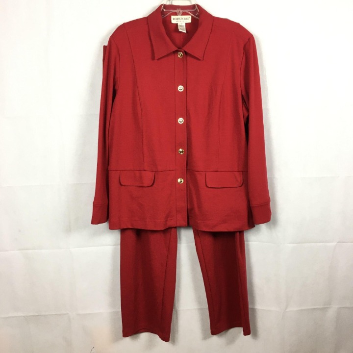 Brownstone Studio Red Pantsuit Sz 1X