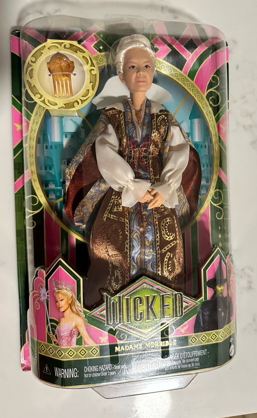 Wicked Movie Madame MORRIBLE Doll MISPRINT
