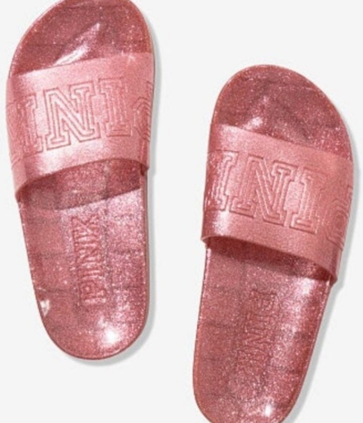 Victorias Secret PINK jelly slides VS women's sandals SMALL