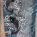 Embroidered jeans japanese koi fish evisu tamashii y2k