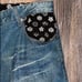 Embroidered jeans japanese koi fish evisu tamashii y2k