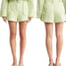 NEW Derek Lam Macha Green Monterey Belted Embroidered Eyelet Cotton Shorts