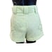 NEW Derek Lam Macha Green Monterey Belted Embroidered Eyelet Cotton Shorts