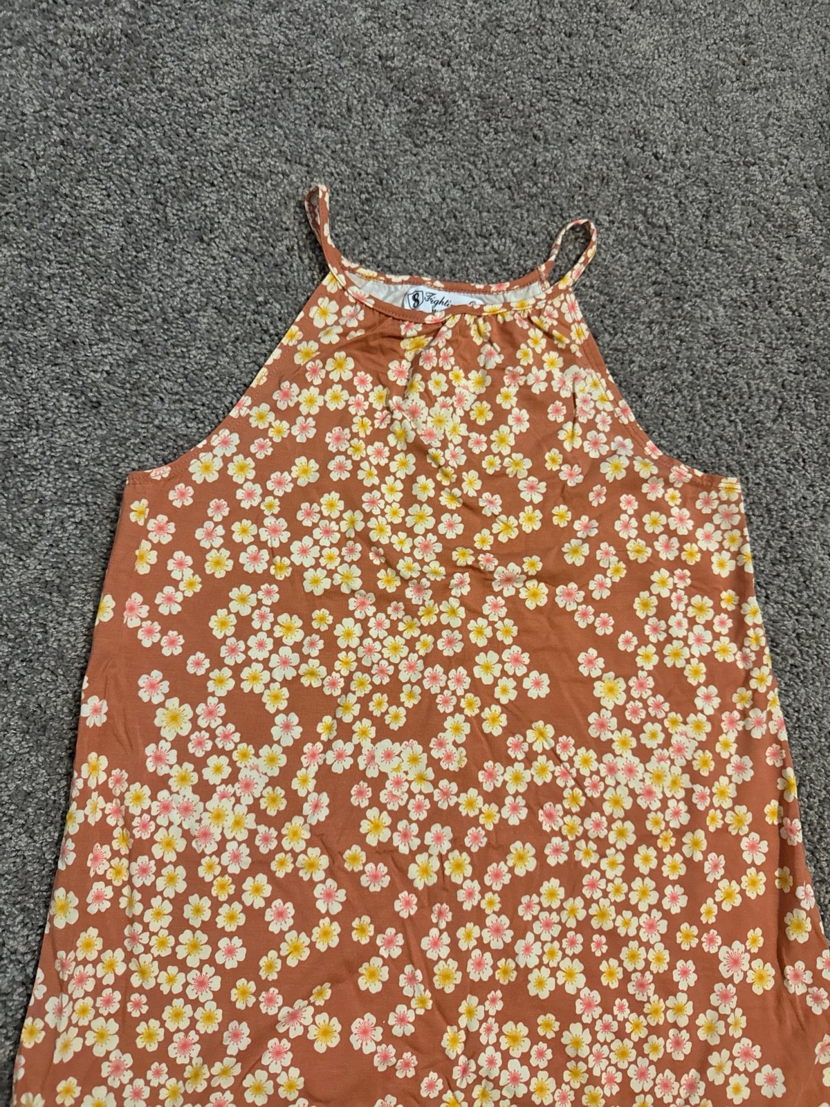 Fighting Eel Ava Sky Midi Blossom Dress XS