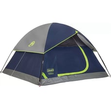 Coleman Sundome Camping Tent 4 Person Dome Tent with Easy Setup WeatherTec