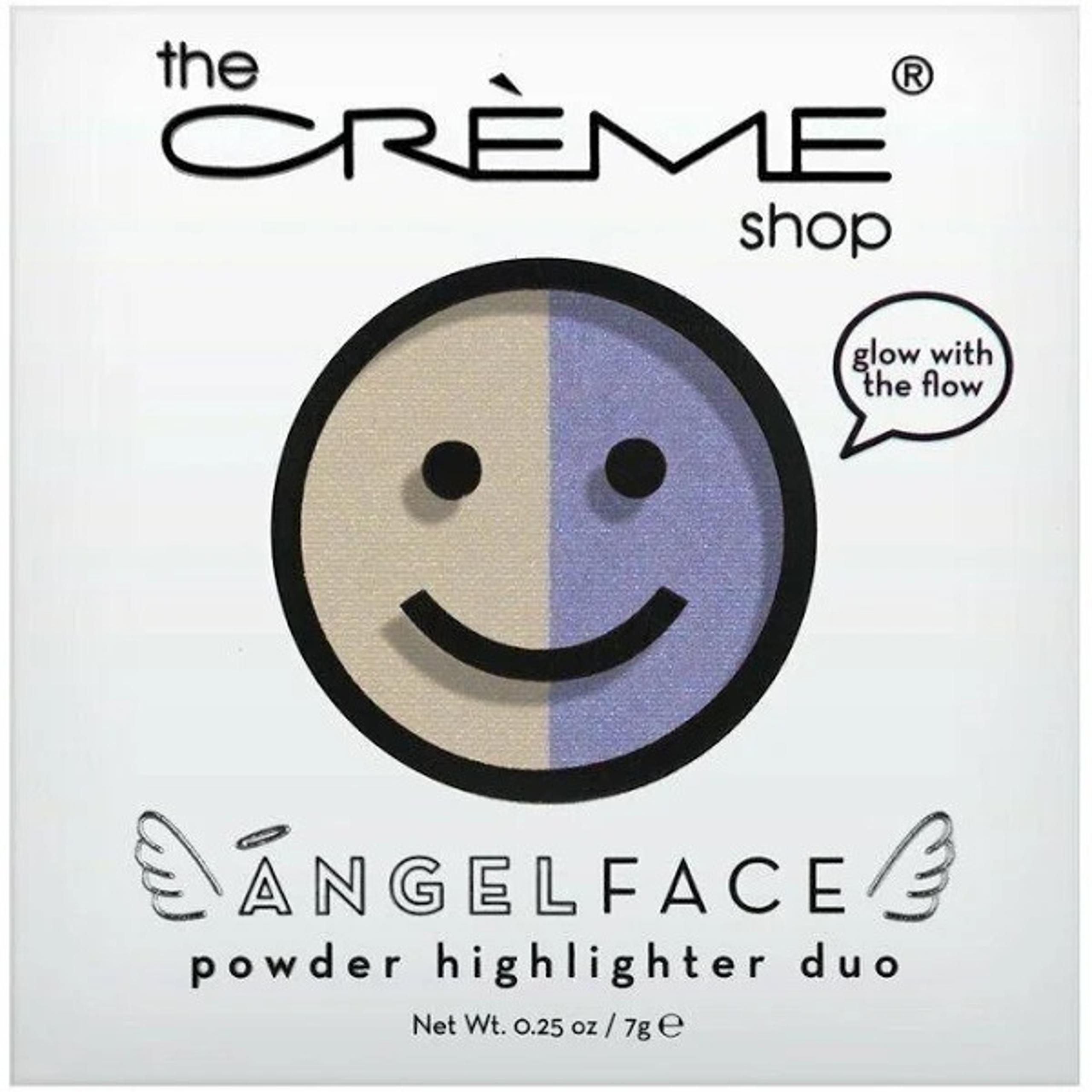 The Crème Shop |"Angel Face" Face Makeup Powder Highlighter Duo (Glow with the F
