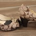 Helaine Peep Toe Monogram Buckle Accent Pumps