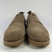 ALLSAINTS Men's Round Toe Derby shoes US 11 Tan Suede Oxford Casual Walking