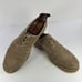 ALLSAINTS Men's Round Toe Derby shoes US 11 Tan Suede Oxford Casual Walking