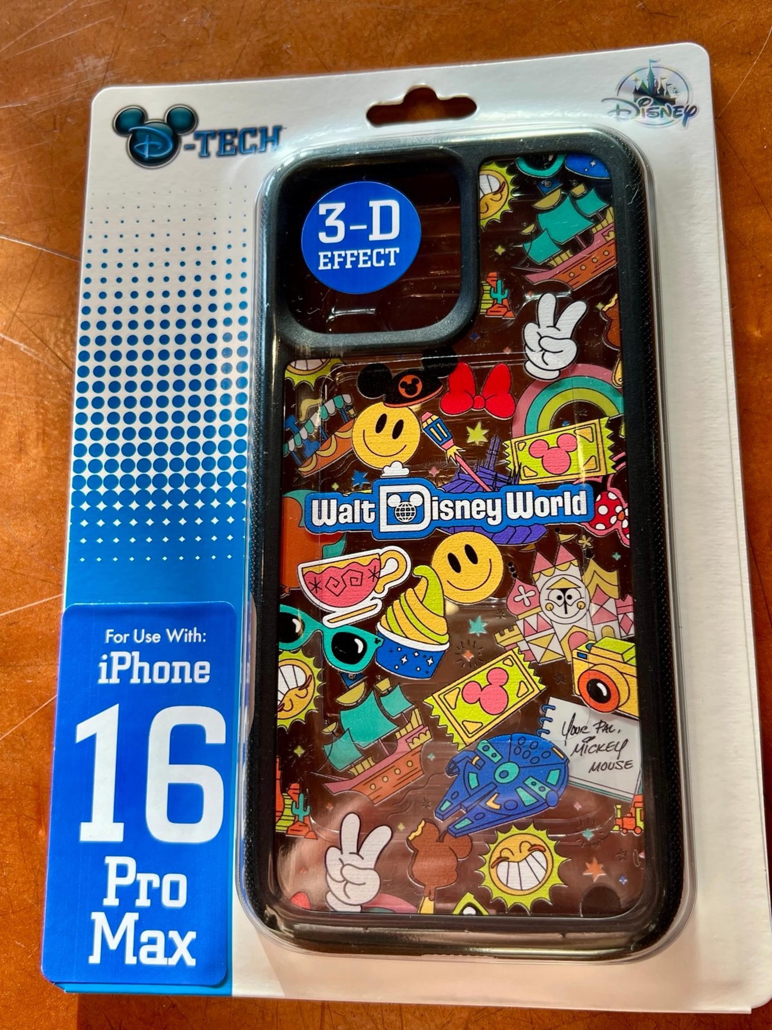 Disney Parks Walt Disney World Play In The Park iPhone 16 Pro Max Clear Case