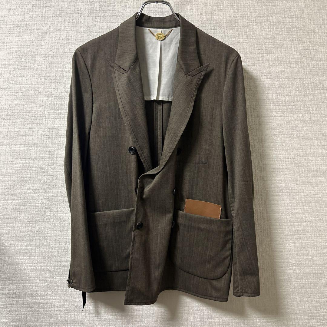 【正規品】 SUNSEA JACKET DOUBLE-BREASTED SNM4 20SS ジャケット・アウター